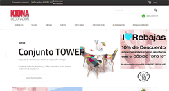 Desktop Screenshot of kionadecoracion.com
